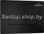 Инсталляция Roxen StounFix Slim 710200 с клавишей Caspia 410280B (черная матовая)- фото5