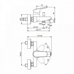 Набор смесителей Ideal Standard Ceraflex B2189AA 3в1- фото2