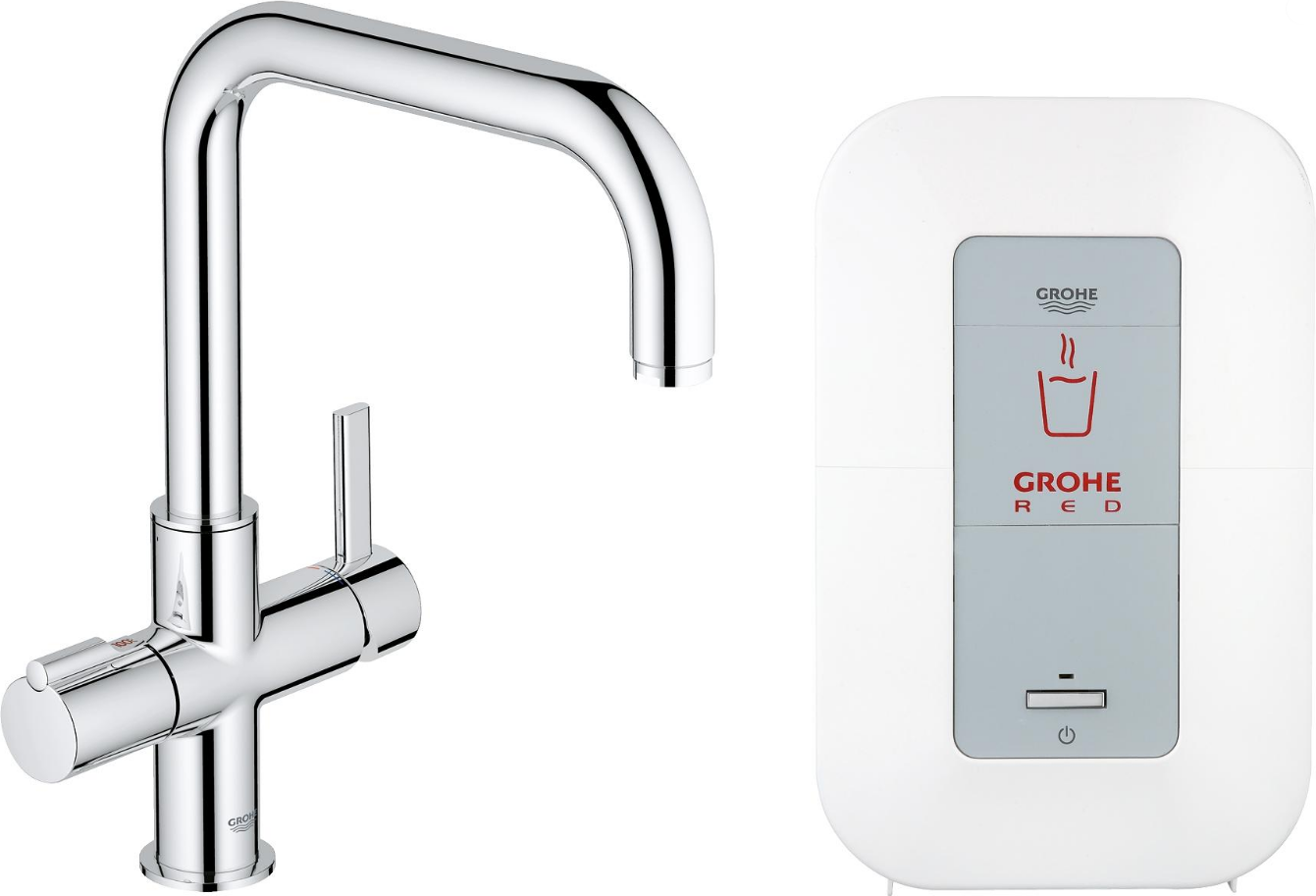 Смеситель для кухни GROHE Red Duo и бойлер (30145000)