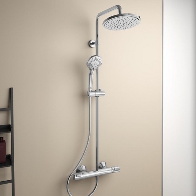 Душевая система Ideal Standart A7208AA Ceratherm T25 с термостатом - фото3