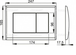 Инсталляции ALCAPLAST A101 Sadromodul (AM101/1120) c клавишей М270 (белая)- фото3