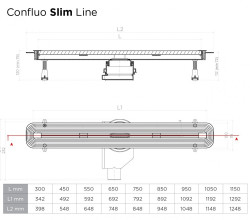 Душевой трап Pestan Confluo Slim Line 650+(13100027)- фото4