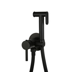 Смеситель с псевдобиде Roxen Santi 50094000-В (черный матовый)- фото