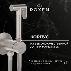 Смеситель с псевдобиде Roxen Santi 50094000-BN (брашированный никель)- фото4