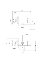 Смеситель с псевдобиде Roxen Santi 50096000-CH (глянцевый хром)- фото4