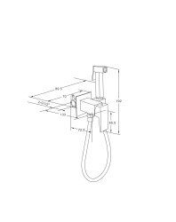 Смеситель с псевдобиде Roxen Santi 50096000-BN (брашированный никель)- фото6