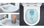 Унитаз подвесной Laufen Pro (820966 + 896951 Rimless с пневмокрышкой) Безободковый- фото3