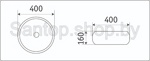 Раковина для ванной CeramaLux 5004- фото3