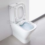 Roca The Gap Clean Rim напольный (безободковый) с крышкой - фото