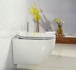Унитаз BelBagno Sfera-R подвесной безободковый (с пневмокрышкой)- фото