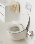 Унитаз BelBagno Prospero подвесной безободковый (с пневмокрышкой)- фото4