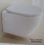 Унитаз BelBagno Sfera-R подвесной безободковый (с пневмокрышкой)- фото4