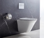 Унитаз BelBagno Marmi подвесной безободковый (с пневмокрышкой)- фото3