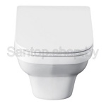 Унитаз подвесной Santek Лайн 1WH501574 (безободковый) с крышкой SoftClose- фото4