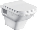 Унитаз подвесной Santek Лайн 1WH501574 (безободковый) с крышкой SoftClose- фото