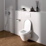 Унитаз подвесной Vitra S50 (7740B003-0075) безободковый с пневмо крышкой - фото3