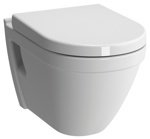 Унитаз подвесной Vitra S50 (7740B003-0075) безободковый с пневмо крышкой - фото